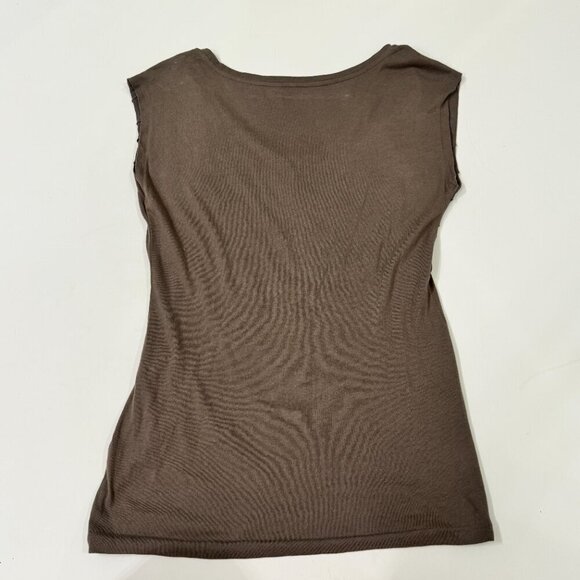 LOFT - Sleeveless Layered Tank Top in Taupe - Picture 2 of 6